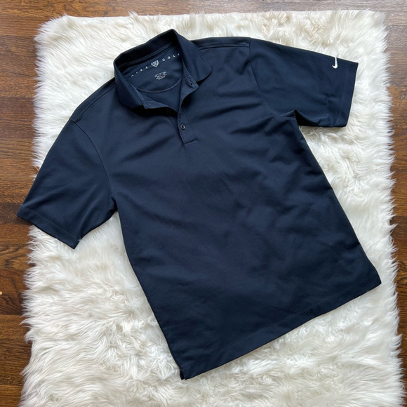 Nike Golf Other - Nike Golf Mens Polo Shirt Blue Short Sleeve Pullover Collar Logo Small